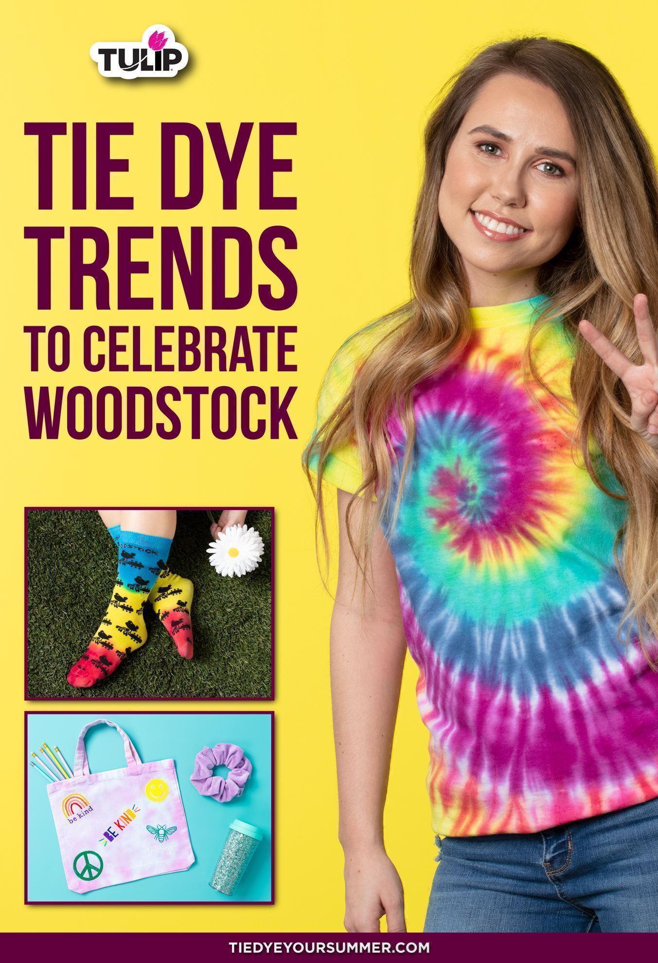 Six Hippie Tie Dye Trends to Celebrate Woodstock