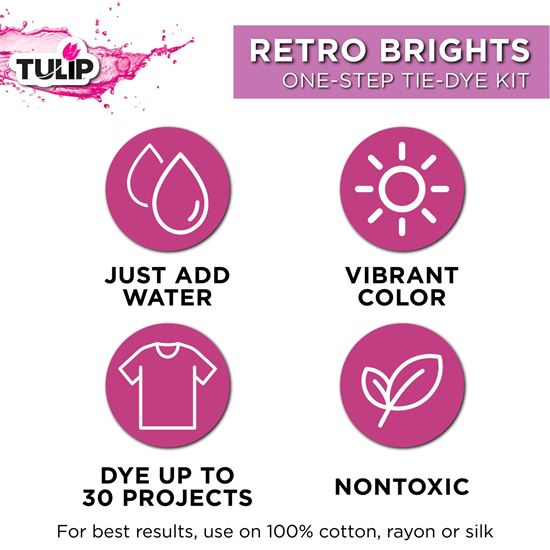 Picture of 46983 Tulip Retro Brights 5-Color Tie-Dye Kit