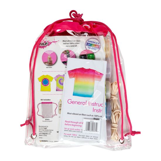 Picture of 40531 Tulip® Neon One-Step Tie-Dye Backpack Kit