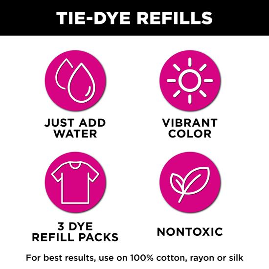Picture of 29039 One-Step Tie-Dye Refills Fuchsia