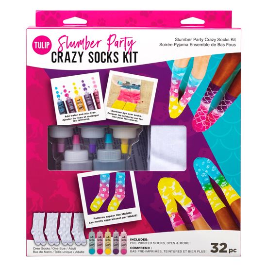 Picture of 43195 Tulip Slumber Party Crazy Socks Kit