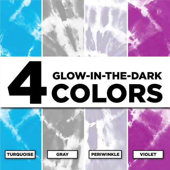 Picture of 48207 Tulip Glow in the Dark Cosmic 4-Color Tie-Dye Kit
