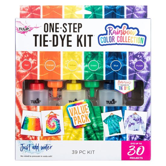 One-Step Tie-Dye Kit Rainbow Color Collection 
