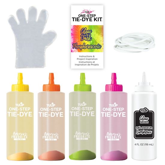 46021 Glow Tie Dye Kit contents