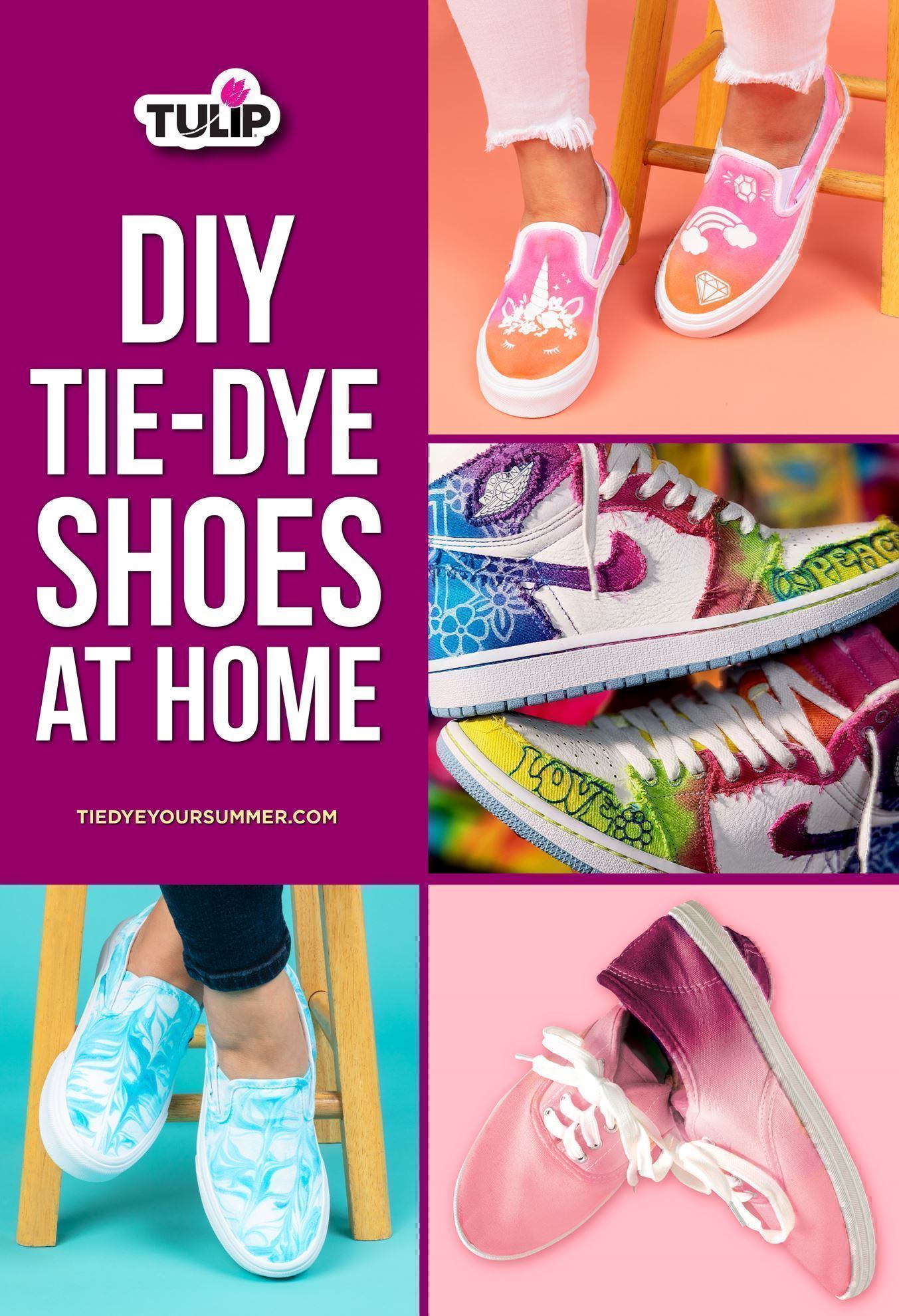 Top Techniques to DIY Tie-Dye Shoes and Sneakers | Tie Dye Your Summer