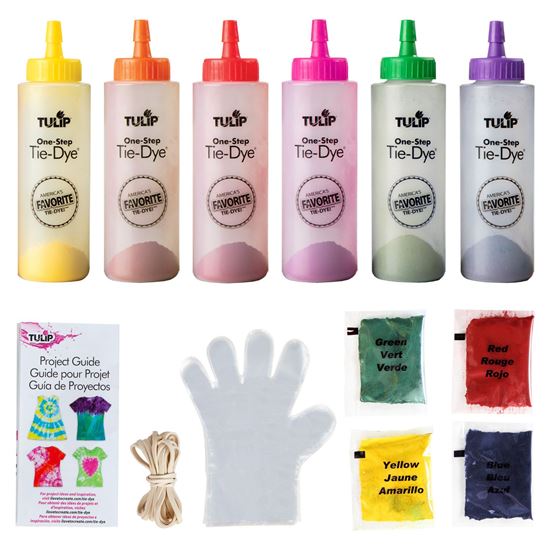 Picture of 45087 Tulip Rainbow Color Collection 6-Color Tie-Dye Kit