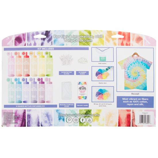 Picture of 47894                               TULIP 12 COLOR TIE DYE KIT - PASTEL               