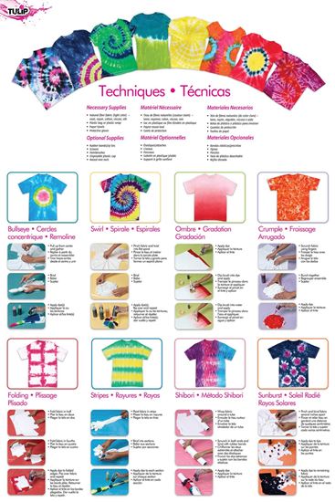 Vibrant 3-Color Tie-Dye Instructions