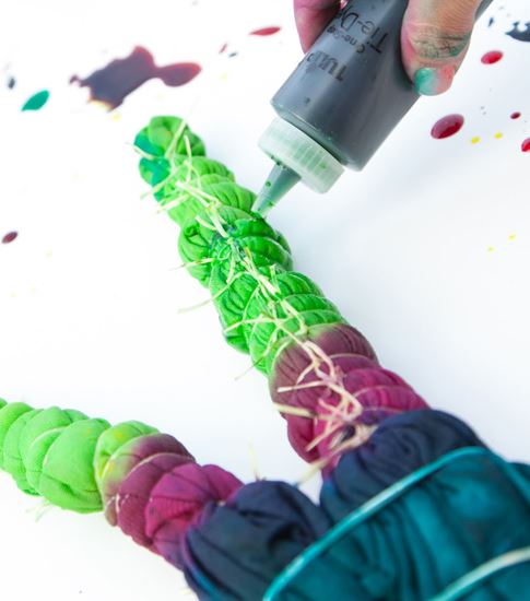 Vibrant Tie Dye Process