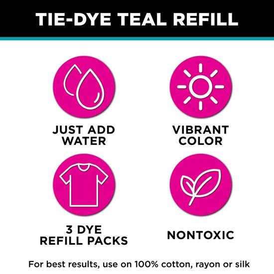 Picture of 47322 One-Step Tie-Dye Refills Teal