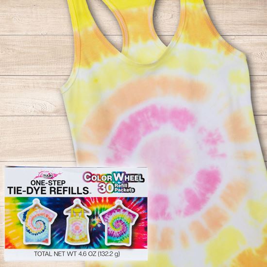 Picture of 47747 One-Step Tie-Dye Refills Color Wheel 30 Pack