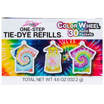 Picture of 47747 One-Step Tie-Dye Refills Color Wheel 30 Pack