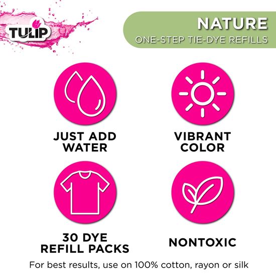 Picture of 47749 One-Step Tie-Dye Refills  Nature 30 Pack