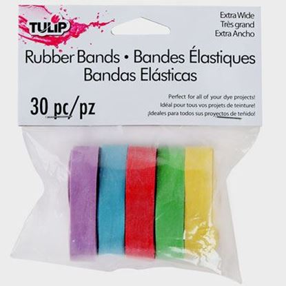 Picture of 31627 Tulip® Rubber Bands Extra Wide 30 Pack