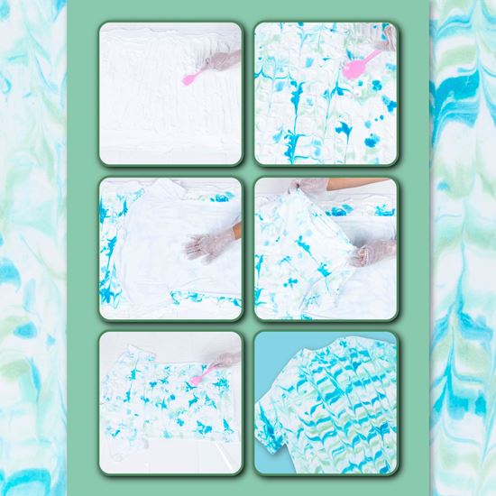 Picture of 47101                               MARBLE TIE DYE TECHNIQUE KIT                      