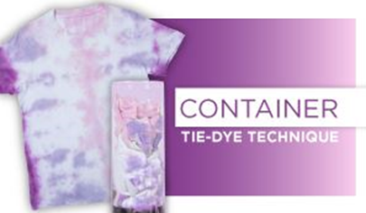 Container Tie-Dye Technique