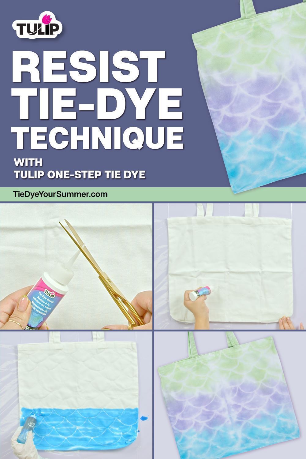 Resist Tie-Dye Technique