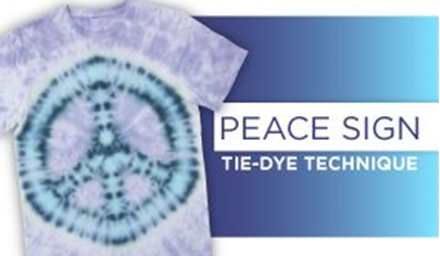 peace-sign-tie-dye-technique