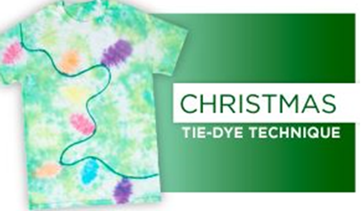 Christmas Tie-Dye Technique