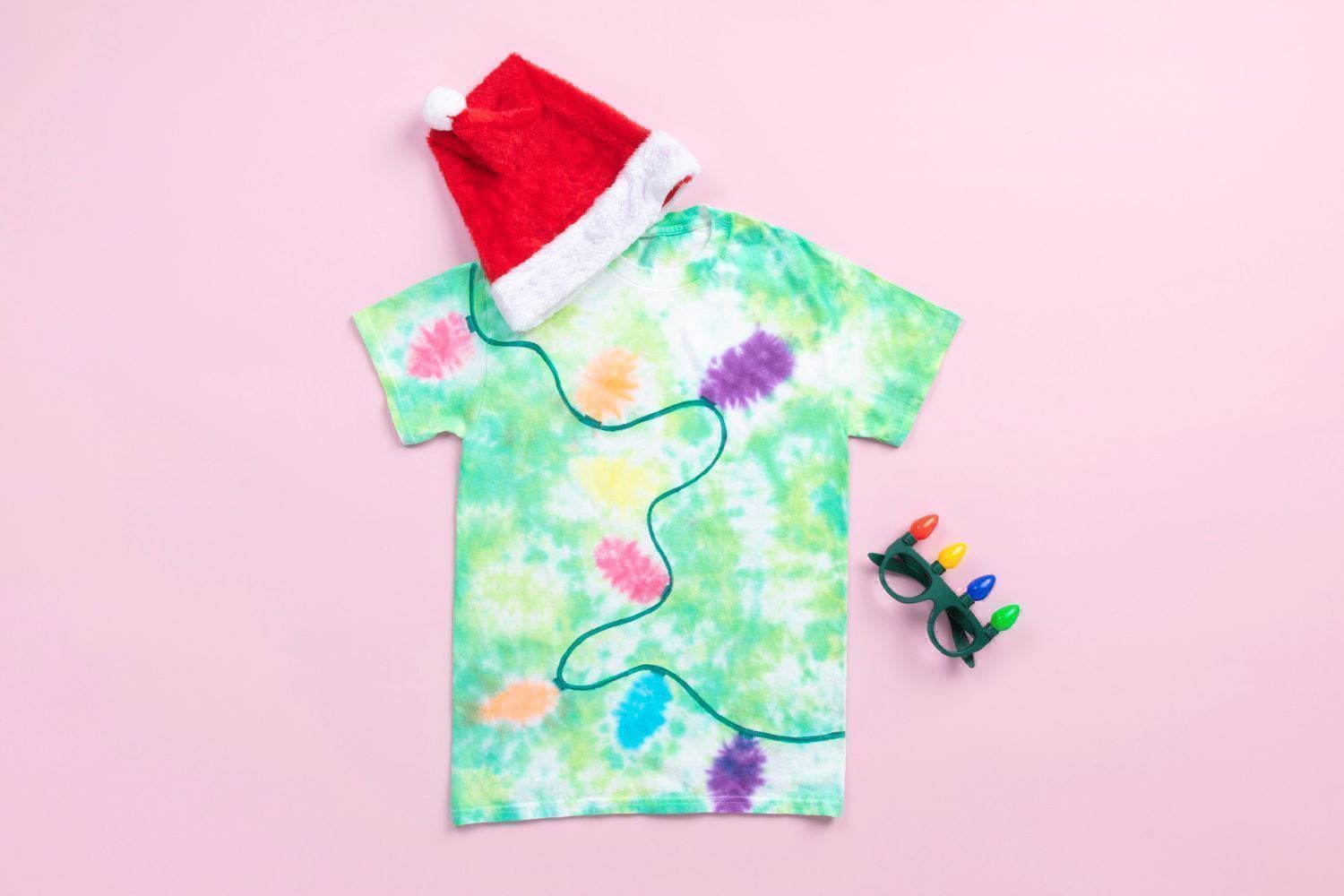 Picture of Christmas Tie-Dye Technique